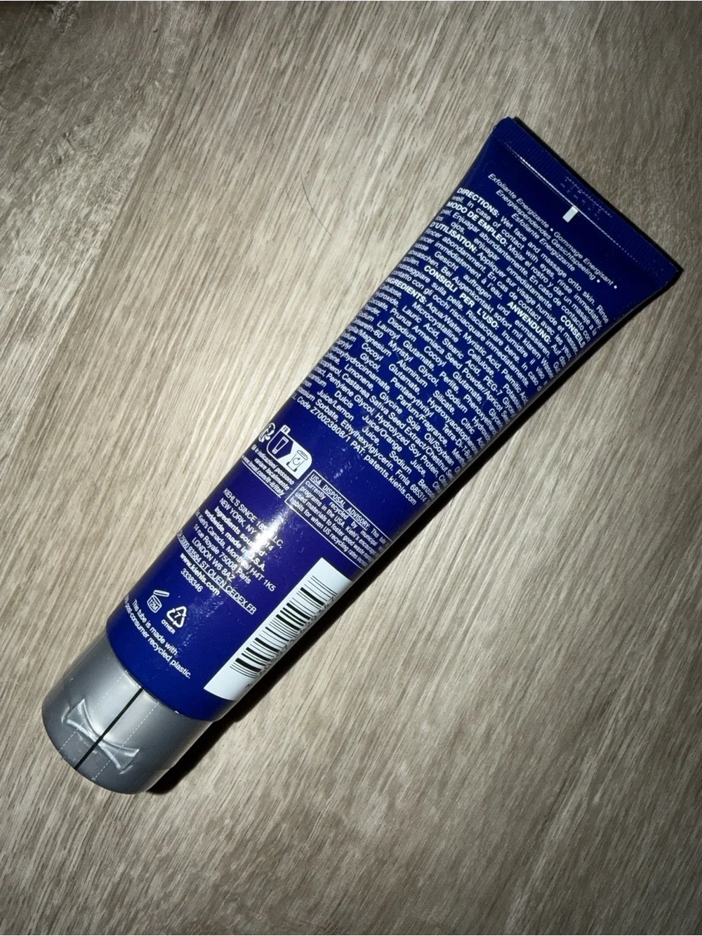 Kiehl's facial fuel scrub